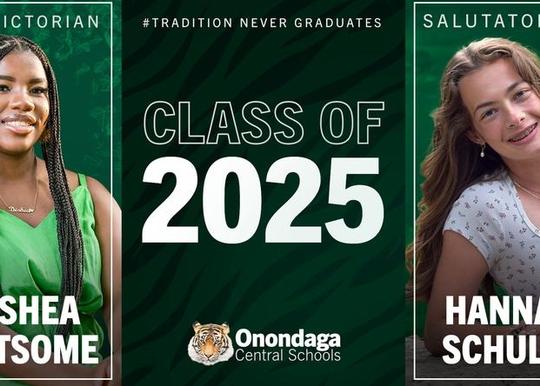 OCS Presents 2025 Valedictorian and Salutatorian