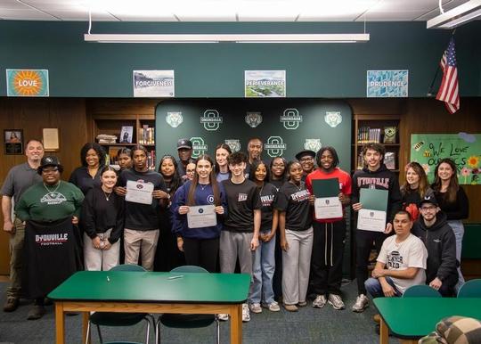 Four OCS Seniors Commit to Colleges for Athletics